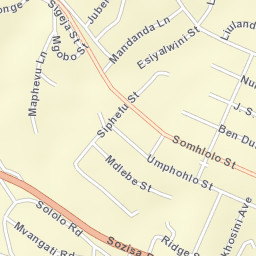 Mbabane Street Map