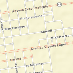 Departamento de Maipú Street Map