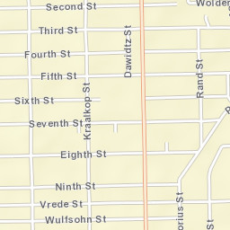 Fochville Street Map