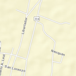 Burruyacú Street Map