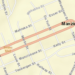 Manzini Street Map