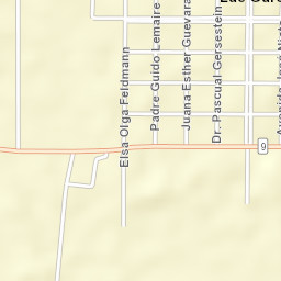 Las Garcitas Street Map