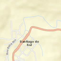Santiago do Sul Street Map