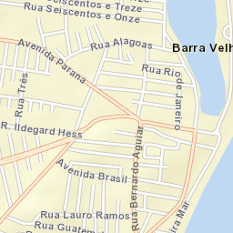 Barra Velha Street Map
