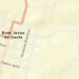 Bom Jesus do Oeste Street Map
