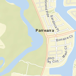 Warana Street Map