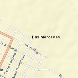 Santa María Street Map