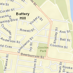 Dicky Beach Street Map