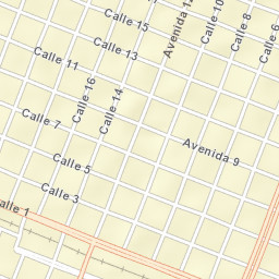 Presidencia Roque Sáenz Peña Street Map