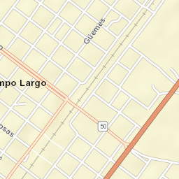 Campo Largo Street Map