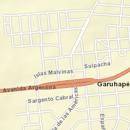 Garuhapé Street Map
