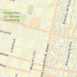 San Miguel de Tucumán Street Map