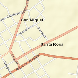 San Pedro del Paraná Street Map