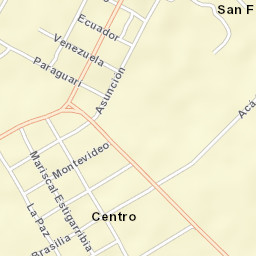 Pirapó Street Map