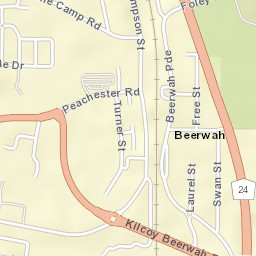 Beerwah Street Map