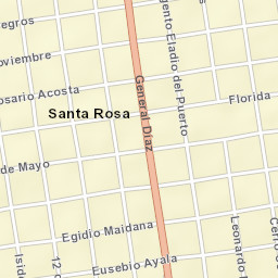 Santa Rosa Misiones Street Map