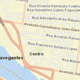 Navegantes Street Map