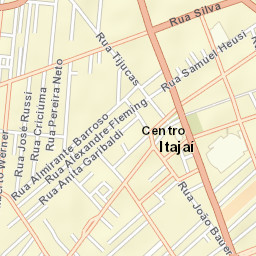 Itajaí Street Map