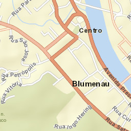 Blumenau Street Map