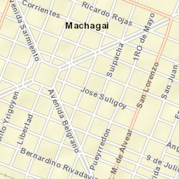Machagai Street Map
