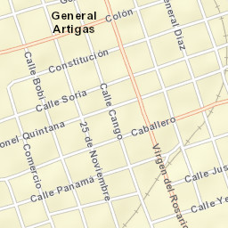 General Artigas Street Map