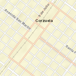 Corzuela Street Map