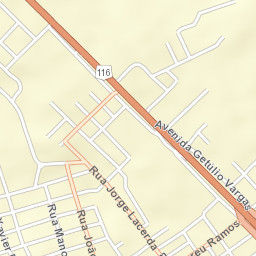 Santa Cecília Street Map