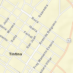 Tintina Street Map