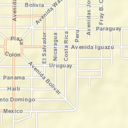 Jardín América Street Map