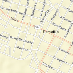 Famaillá Street Map
