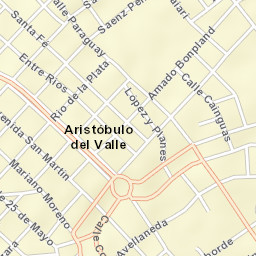 Aristóbulo del Valle Street Map