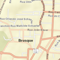 Brusque Street Map
