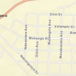 Nhlangano Street Map