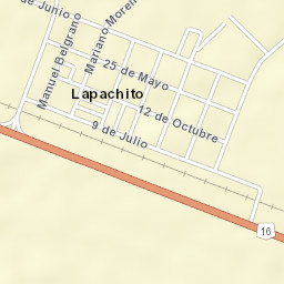Lapachito Street Map