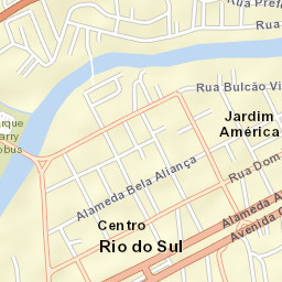 Rio do Sul Street Map
