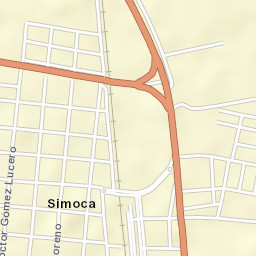 Departamento de Simoca Street Map