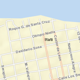 Itatí Street Map