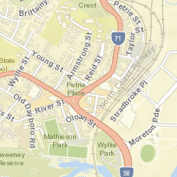 Petrie Street Map