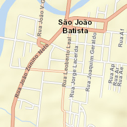 São João Batista Street Map