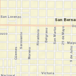 San Bernardo Street Map