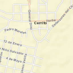 Cerrito Street Map