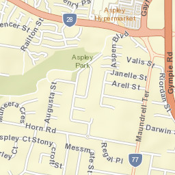 Aspley Street Map