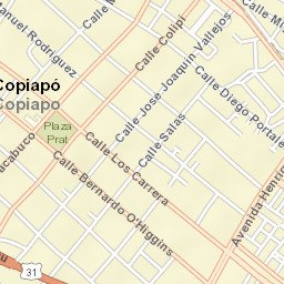Copiapó Street Map