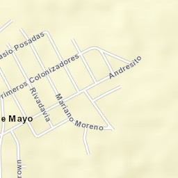 Veinticinco de Mayo Street Map