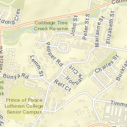 Everton Hills Street Map