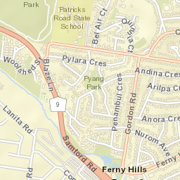 Ferny Hills Street Map