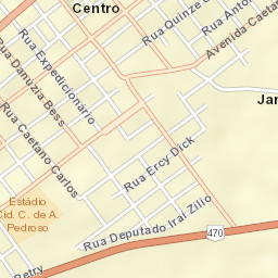 Campos Novos Street Map
