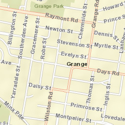 Grange Street Map