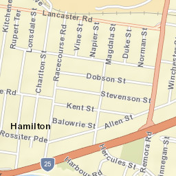 Hamilton Street Map