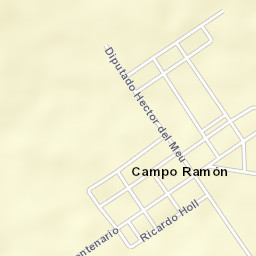 Campo Ramón Street Map